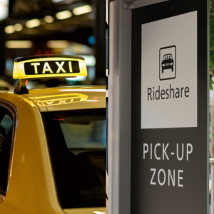 Taxis and Ridesharing. Photo Credit: Canva.